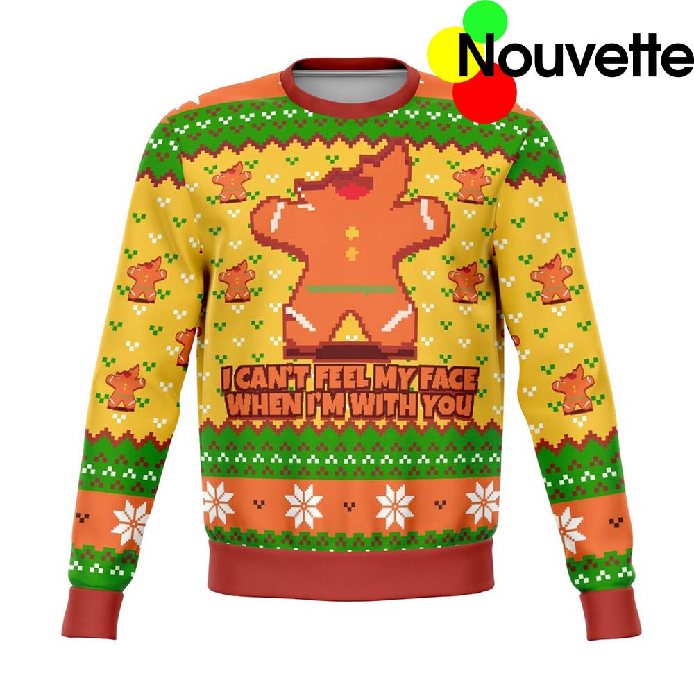 I Can’T Feel My Face When I’M With You Ugly Christmas Sweater