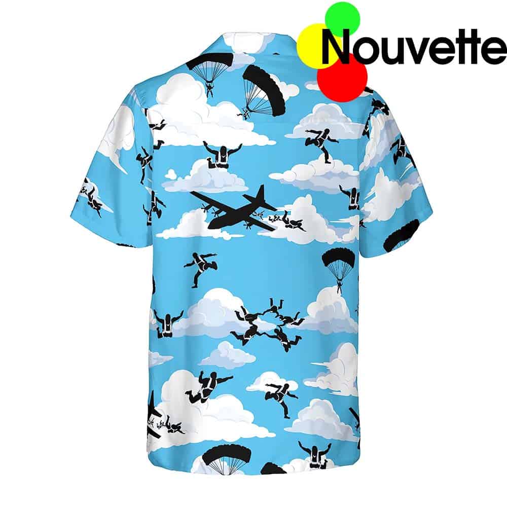 Skydiving Pattern Hawaiian Shirt Skydiving Pattern Hawaiian Shirt