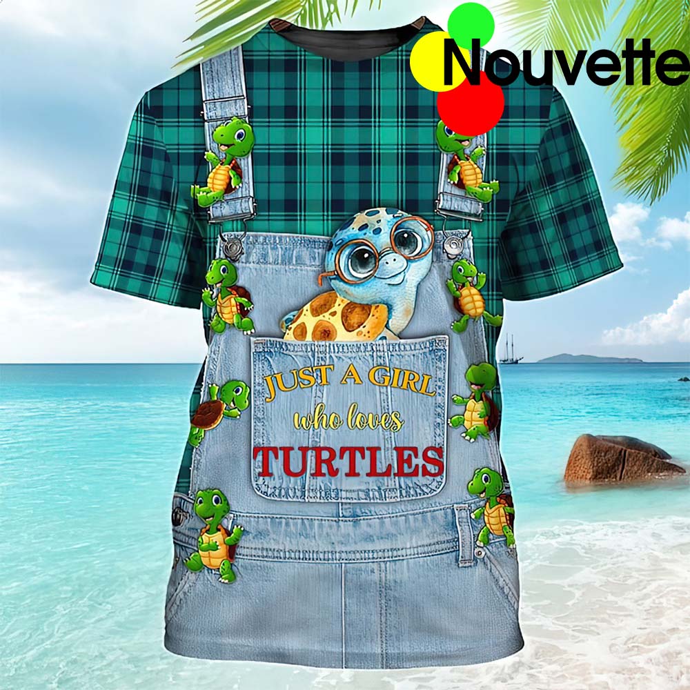 Just A Girl Who Loves Turtles 3D Shirt