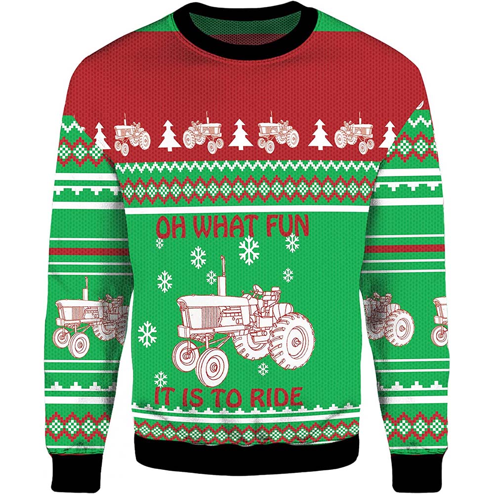 Oh What Fun It Is To Ride Christmas Sweater Oh What Fun It Is To Ride Christmas Sweater