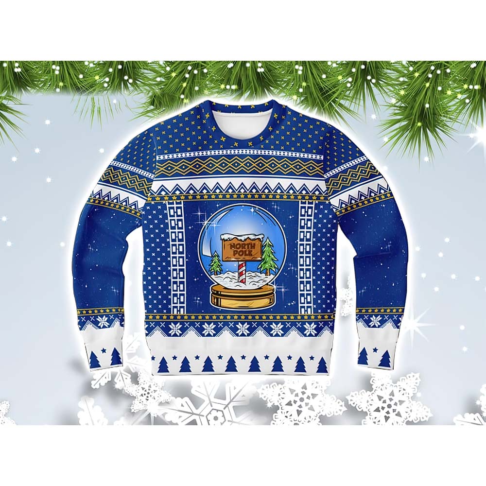 Snow Globe Ugly Christmas Sweater Snow Globe Ugly Christmas Sweater