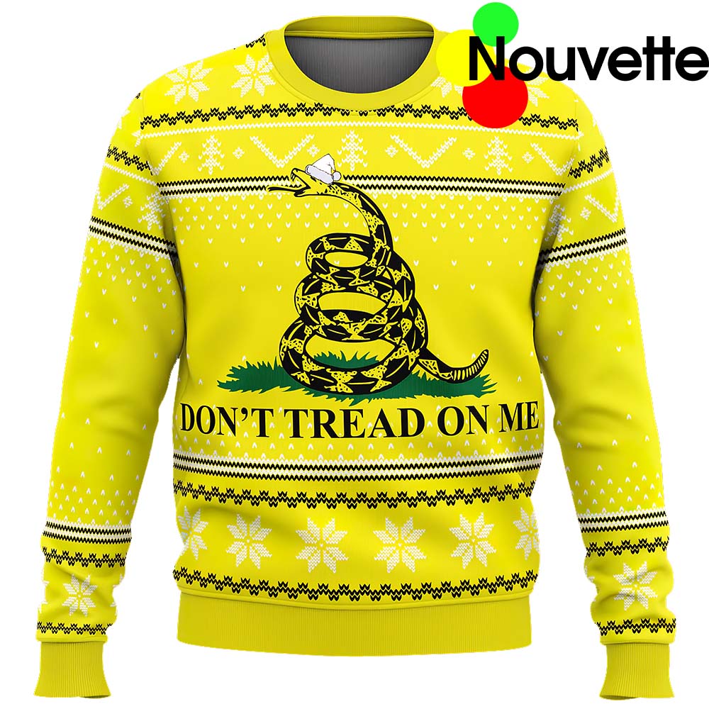 Don’T Tread On Me Ugly Christmas Sweater Don’T Tread On Me Ugly Christmas Sweater