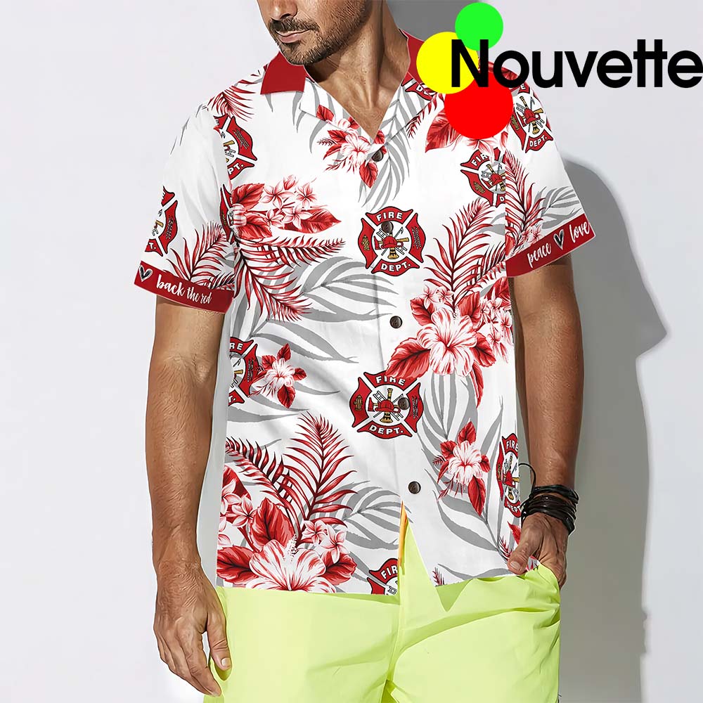 Firefighter Fire Rescue Hawaiian Shirt Firefighter Fire Rescue Hawaiian Shirt