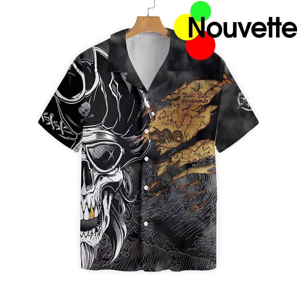 Pirates Skull Hawaiian Shirt Pirates Skull Hawaiian Shirt