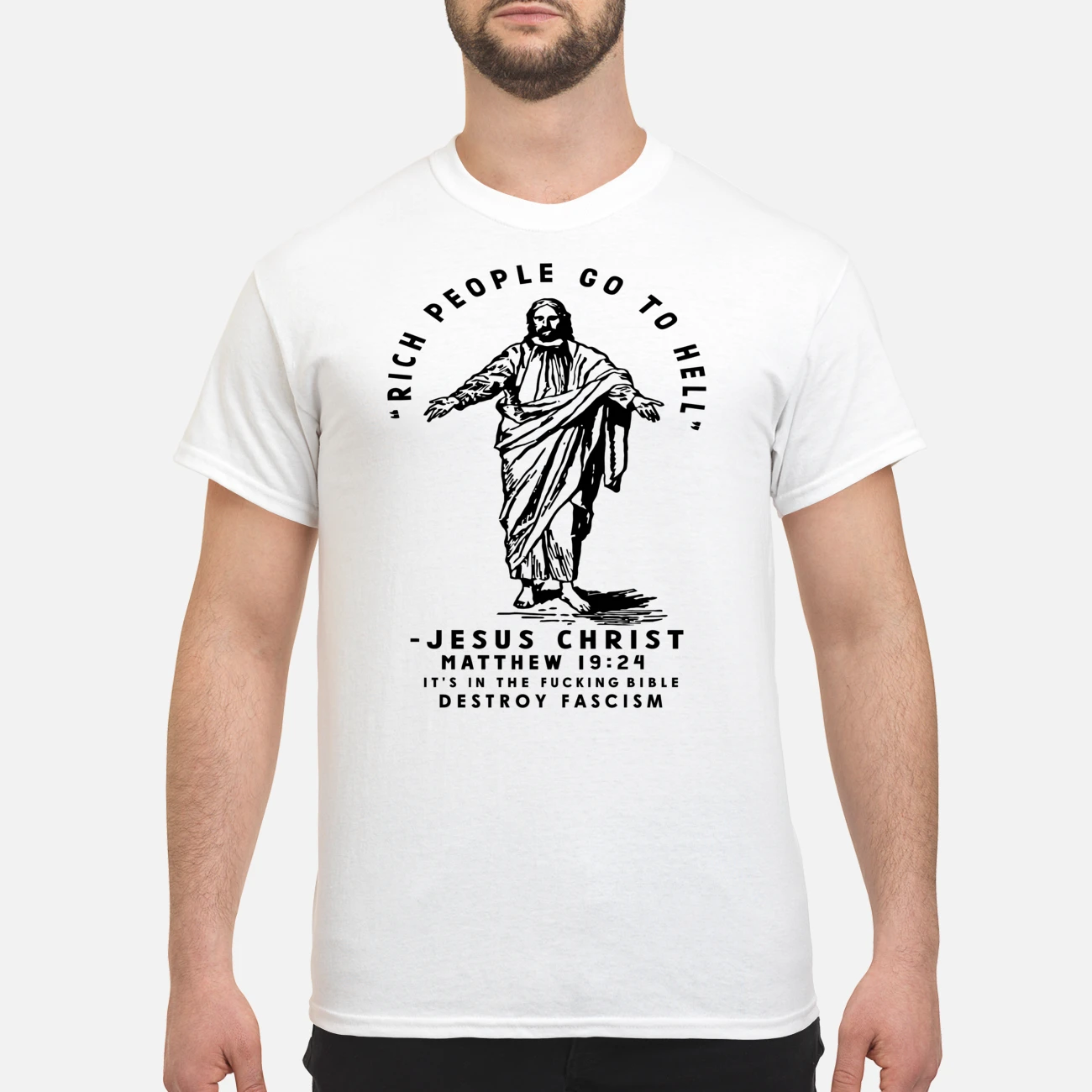 Rich People Go To Hell Jesus Christ Shirt Rich People Go To Hell Jesus Christ Shirt