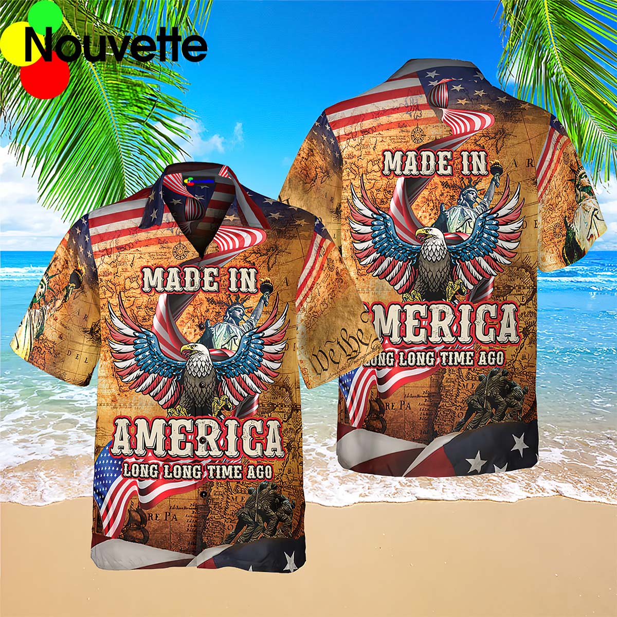 Made In America Long Time Ago Independence Day Hawaiian Shirt