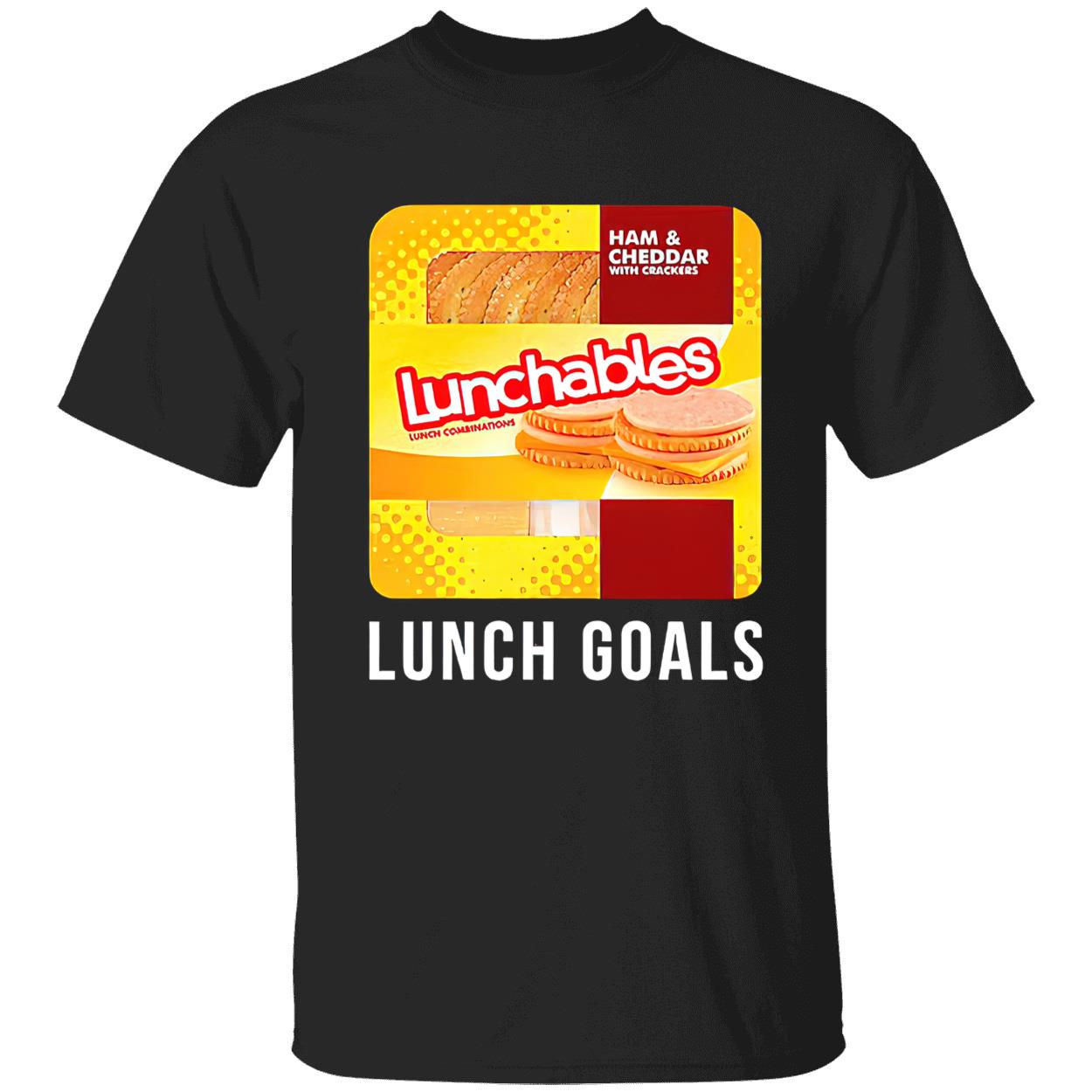 Ham And Cheddar Lunchables Lunch Goals Shirt