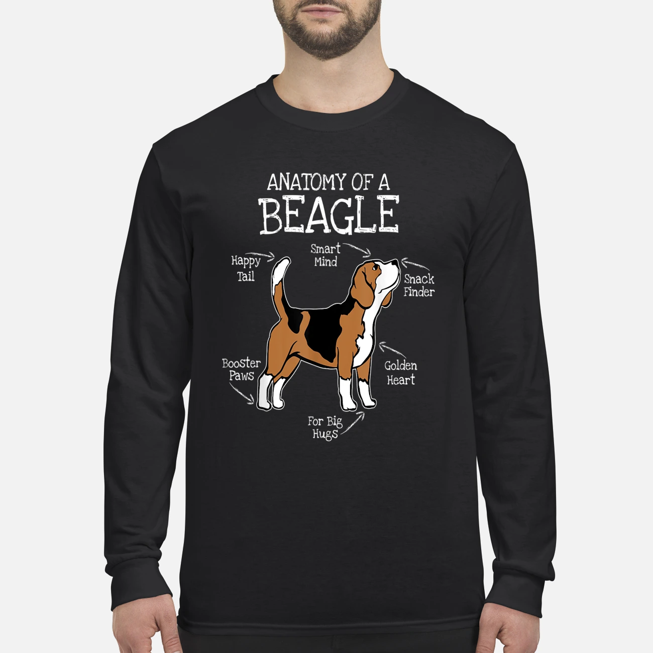 Anatomy Of A Beagle Happy Tail Smart Mind Snack Finder Shirt Anatomy Of A Beagle Happy Tail Smart Mind Snack Finder Shirt
