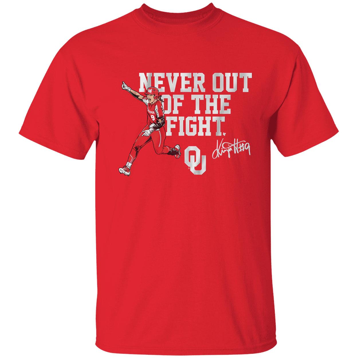 Kinzie Hansen Never Out Of The Fight Shirt Kinzie Hansen Never Out Of The Fight Shirt
