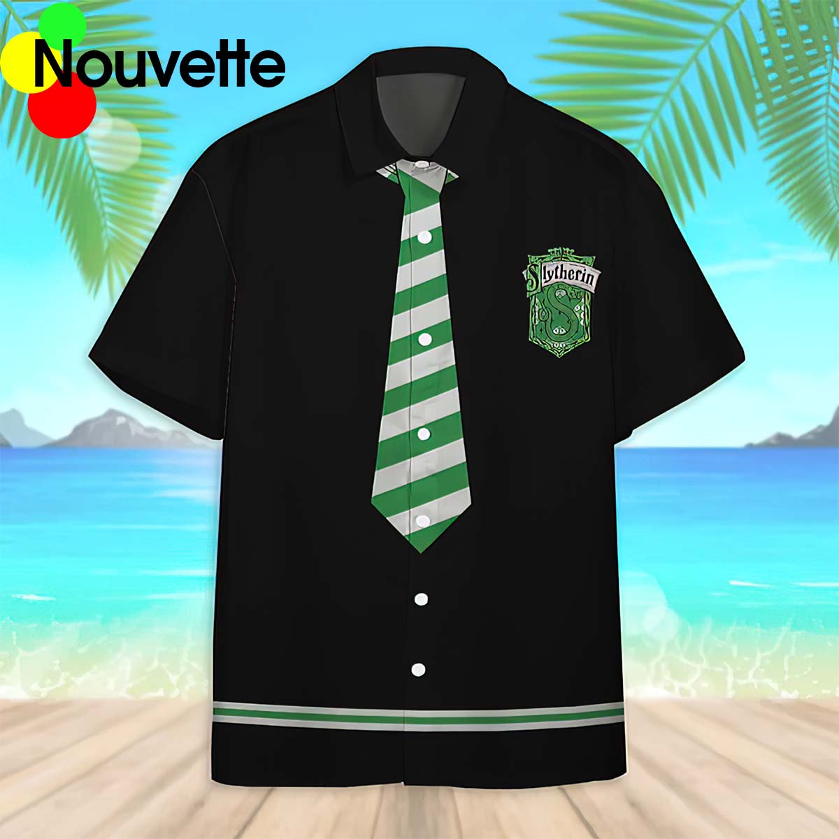 Harry Potter Slytherin Hawaiian Shirt Harry Potter Slytherin Hawaiian Shirt