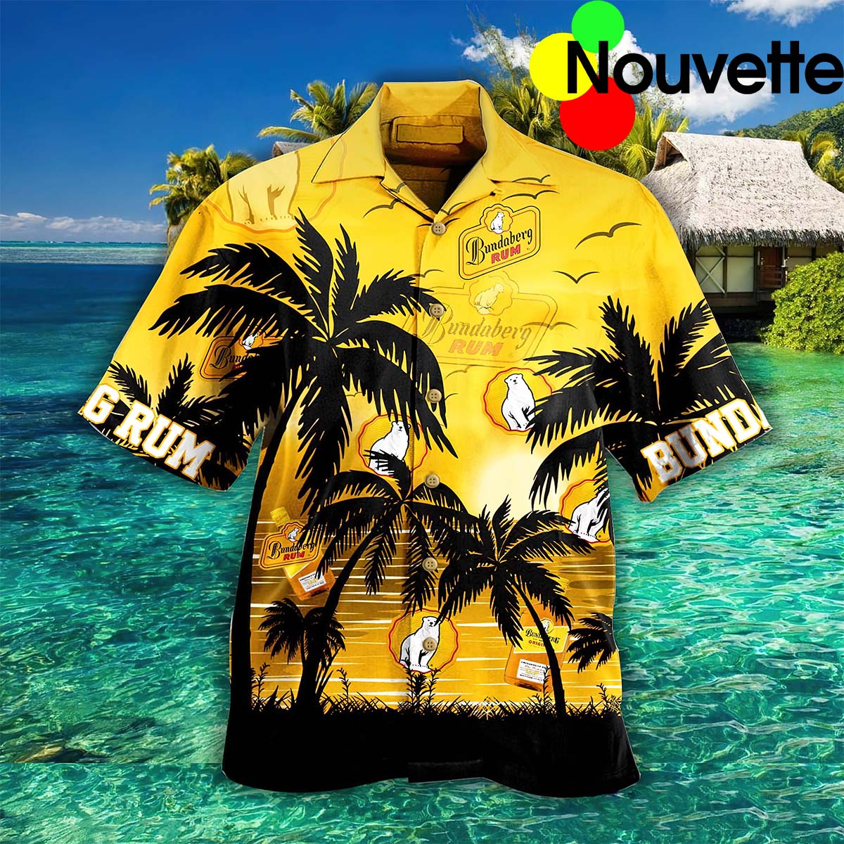 Bundaberg Rum Hawaiian Tree Shirt Bundaberg Rum Hawaiian Tree Shirt