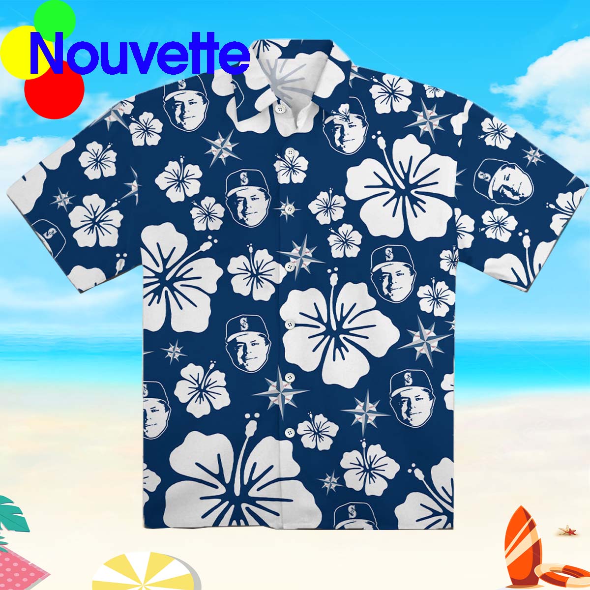 Lou Piniella Seattle Mariners Hawaiian Shirt Lou Piniella Seattle Mariners Hawaiian Shirt