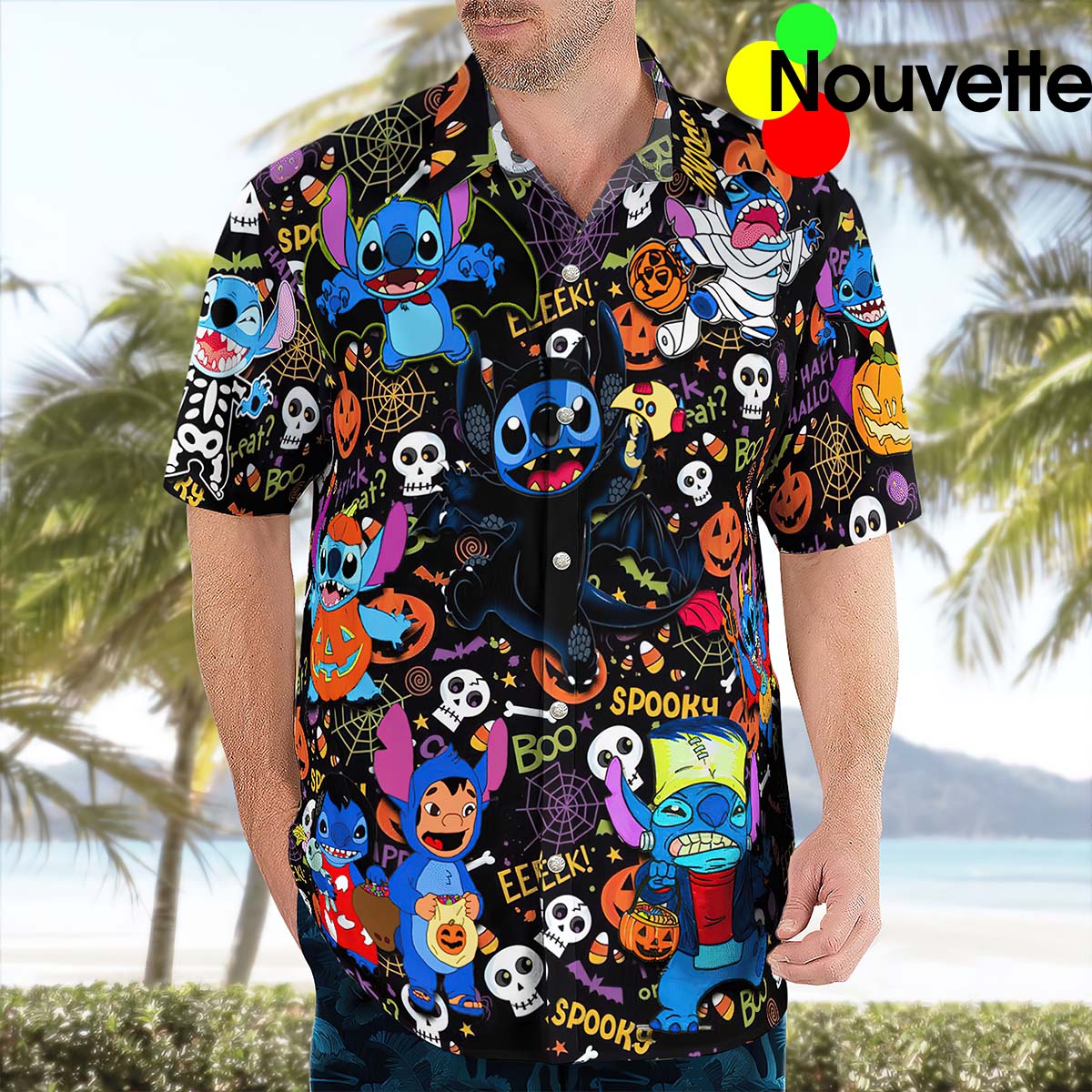 Lilo And Stitch Halloween Hawaiian Shirt