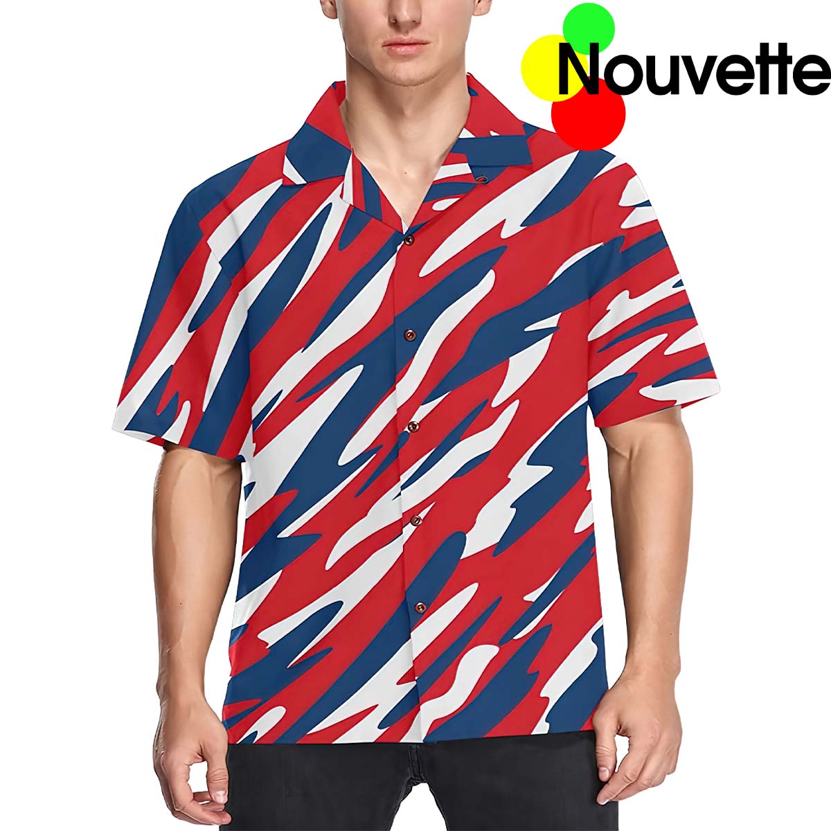 Red White And Blue Hawaiian Shirt Red White And Blue Hawaiian Shirt