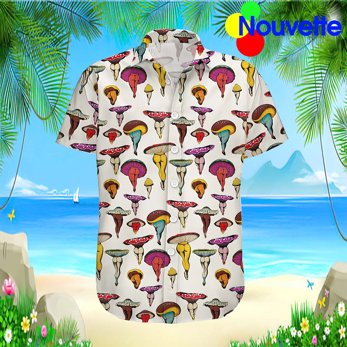 Sexy Mushrooms Hawaiian Shirt Sexy Mushrooms Hawaiian Shirt