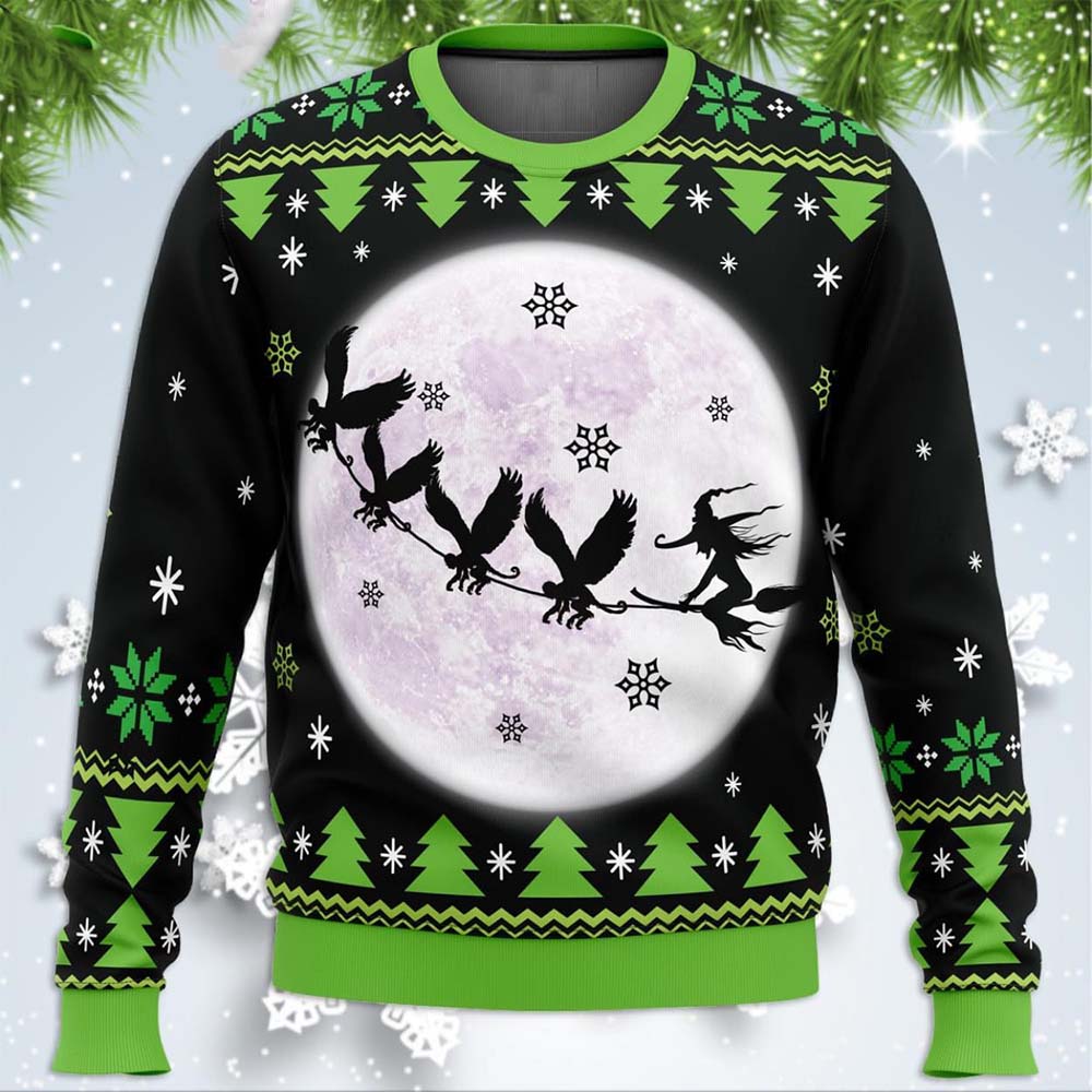 Wicked The Musical Christmas Sweater Wicked The Musical Christmas Sweater
