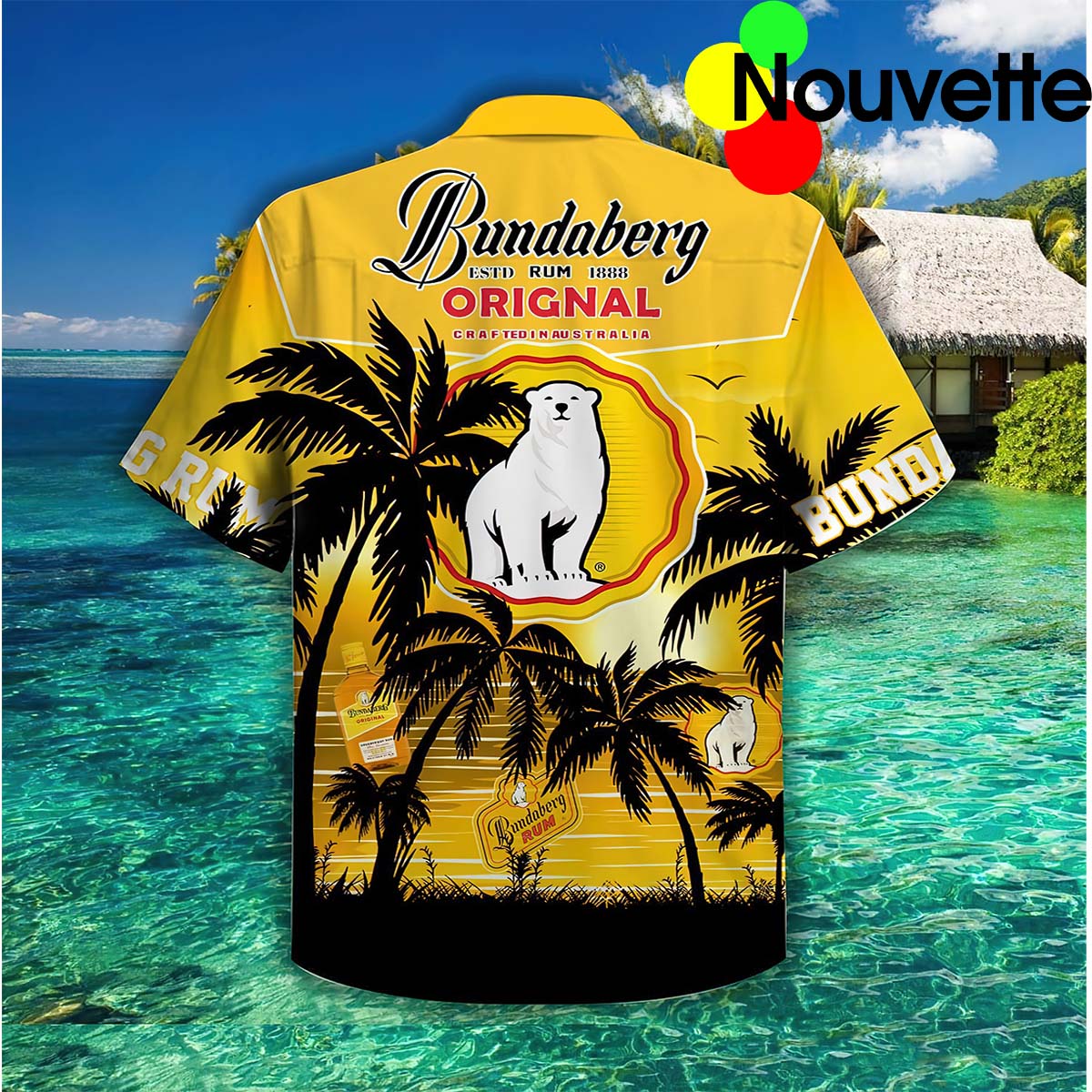 Bundaberg Rum Hawaiian Tree Shirt Bundaberg Rum Hawaiian Tree Shirt
