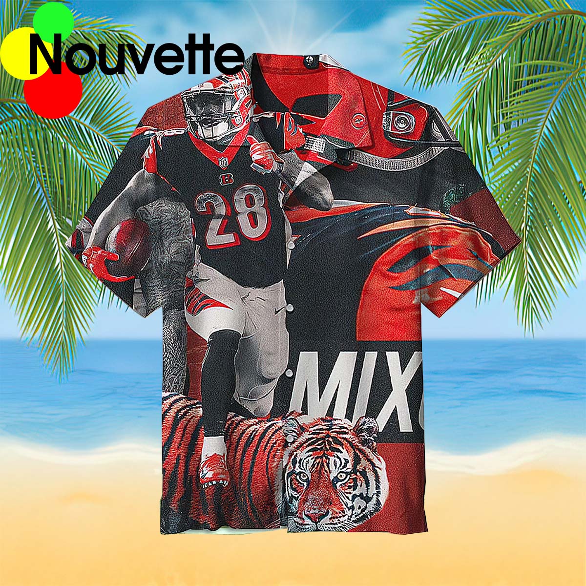 Cincinnati Bengals Tiger Hawaiian Shirt Cincinnati Bengals Tiger Hawaiian Shirt