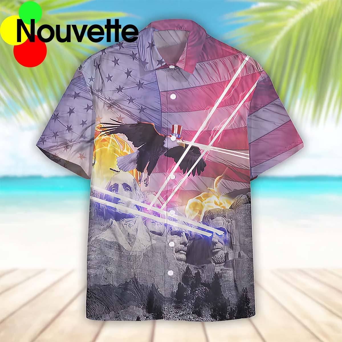 Mount Rushmore Independence Day Hawaiian Shirt Mount Rushmore Independence Day Hawaiian Shirt