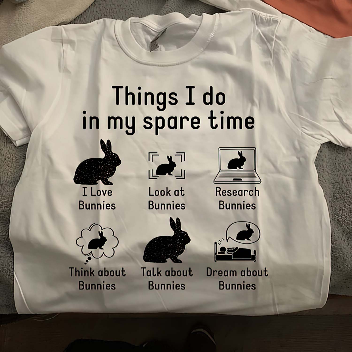 Bunnies Things I Do In My Spare Time Shirt Bunnies Things I Do In My Spare Time Shirt