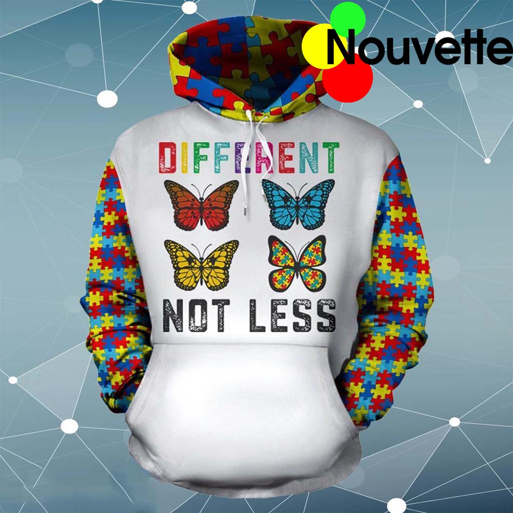Different Not Less 3D Hoodie Different Not Less 3D Hoodie