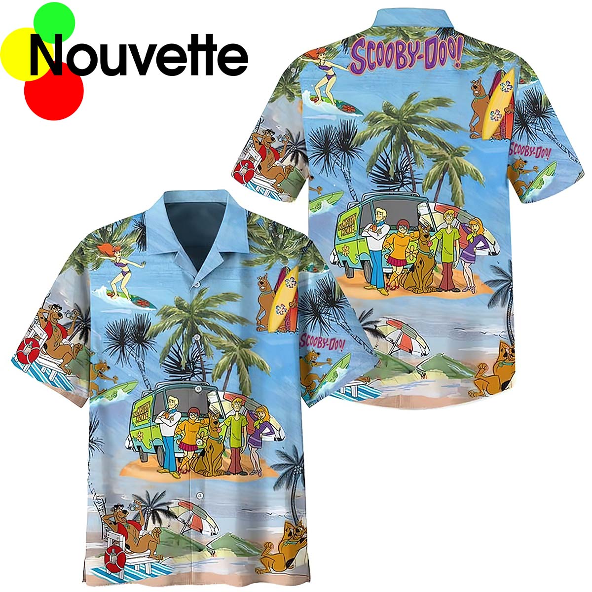 Scooby Doo Aloha Summer Hawaiian Shirt Scooby Doo Aloha Summer Hawaiian Shirt