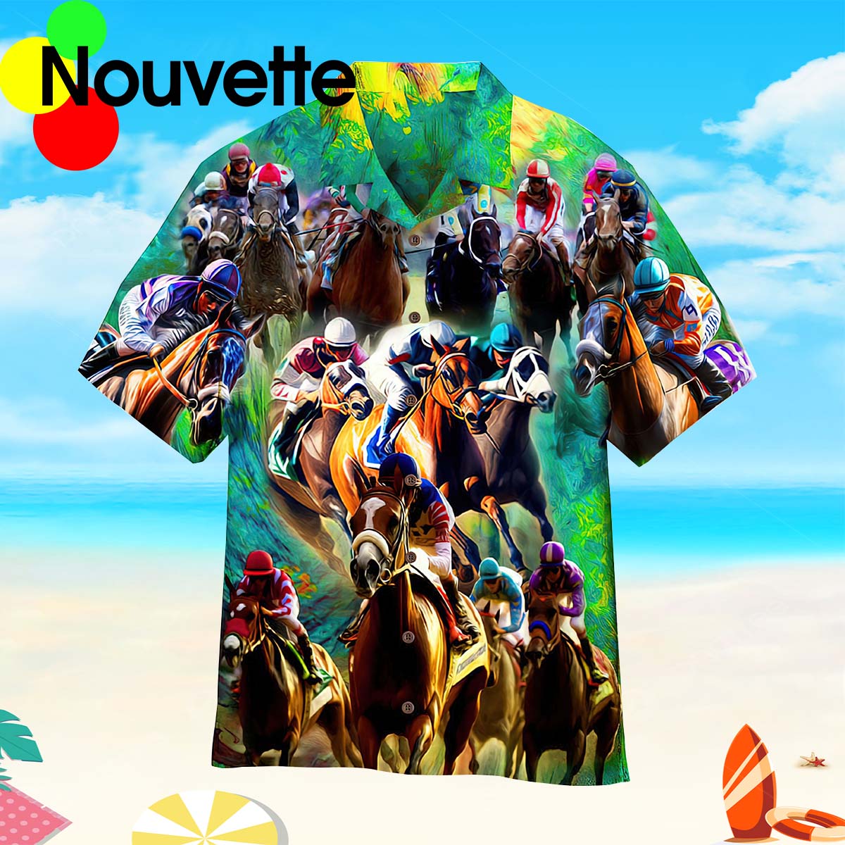 Kentucky Derby Horse Racing Hawaiian Shirt