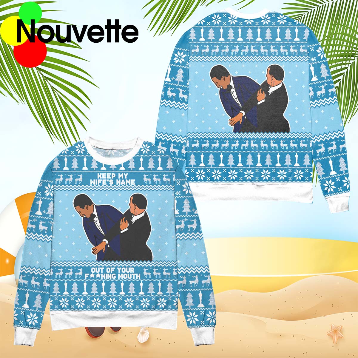 Will Smith Slap Chris Rock Christmas Sweater Will Smith Slap Chris Rock Christmas Sweater