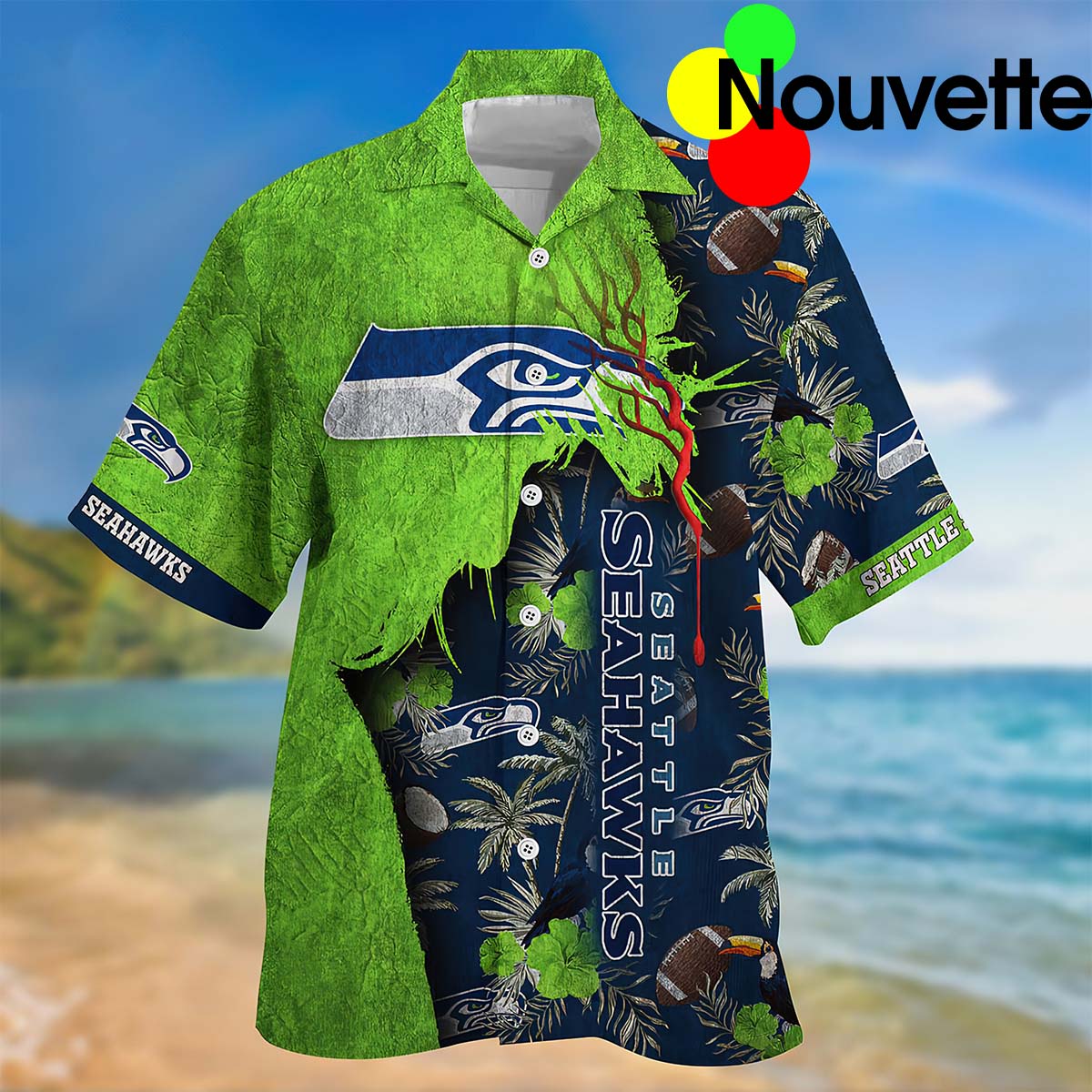 Seattle Seahawks Football Hawaiian Shirt Seattle Seahawks Football Hawaiian Shirt