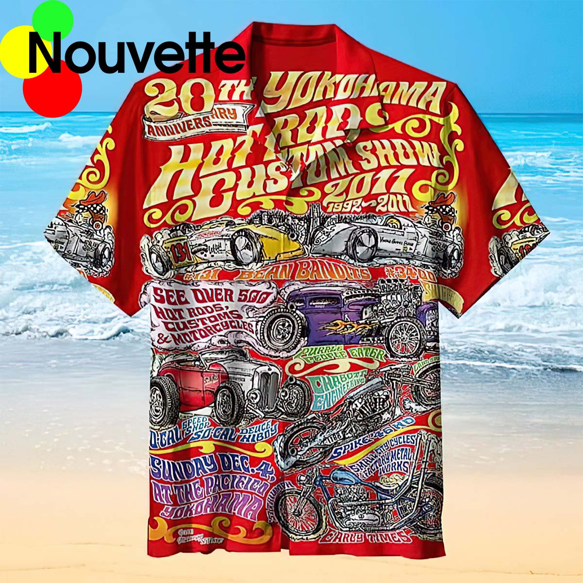 Mooneyes Hot Rod Hawaiian Shirt Mooneyes Hot Rod Hawaiian Shirt