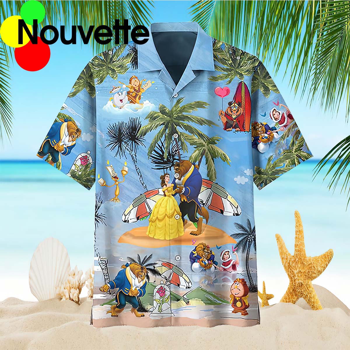 Beauty And The Beast Hawaiian Shirt