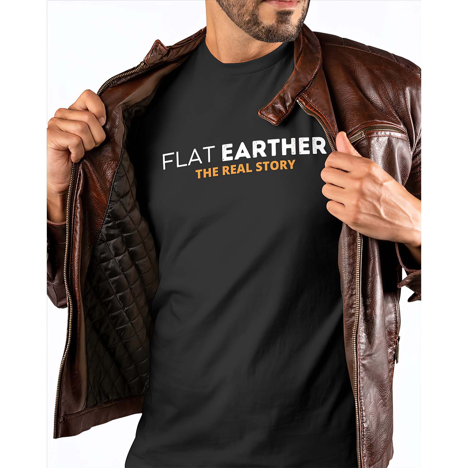 Flat Earther The Real Story Shirt Flat Earther The Real Story Shirt