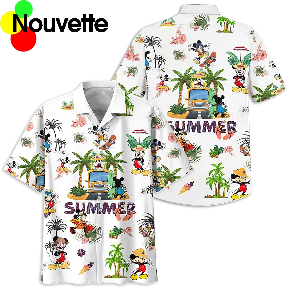 M*Ckey Summer Hawaiian Shirt
