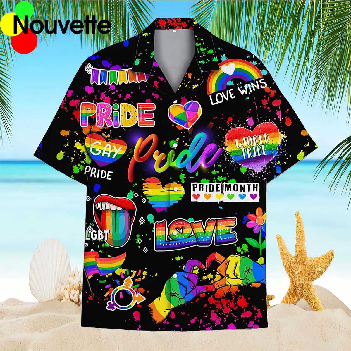 Lgbtq Pride Hawaiian Shirt Lgbtq Pride Hawaiian Shirt