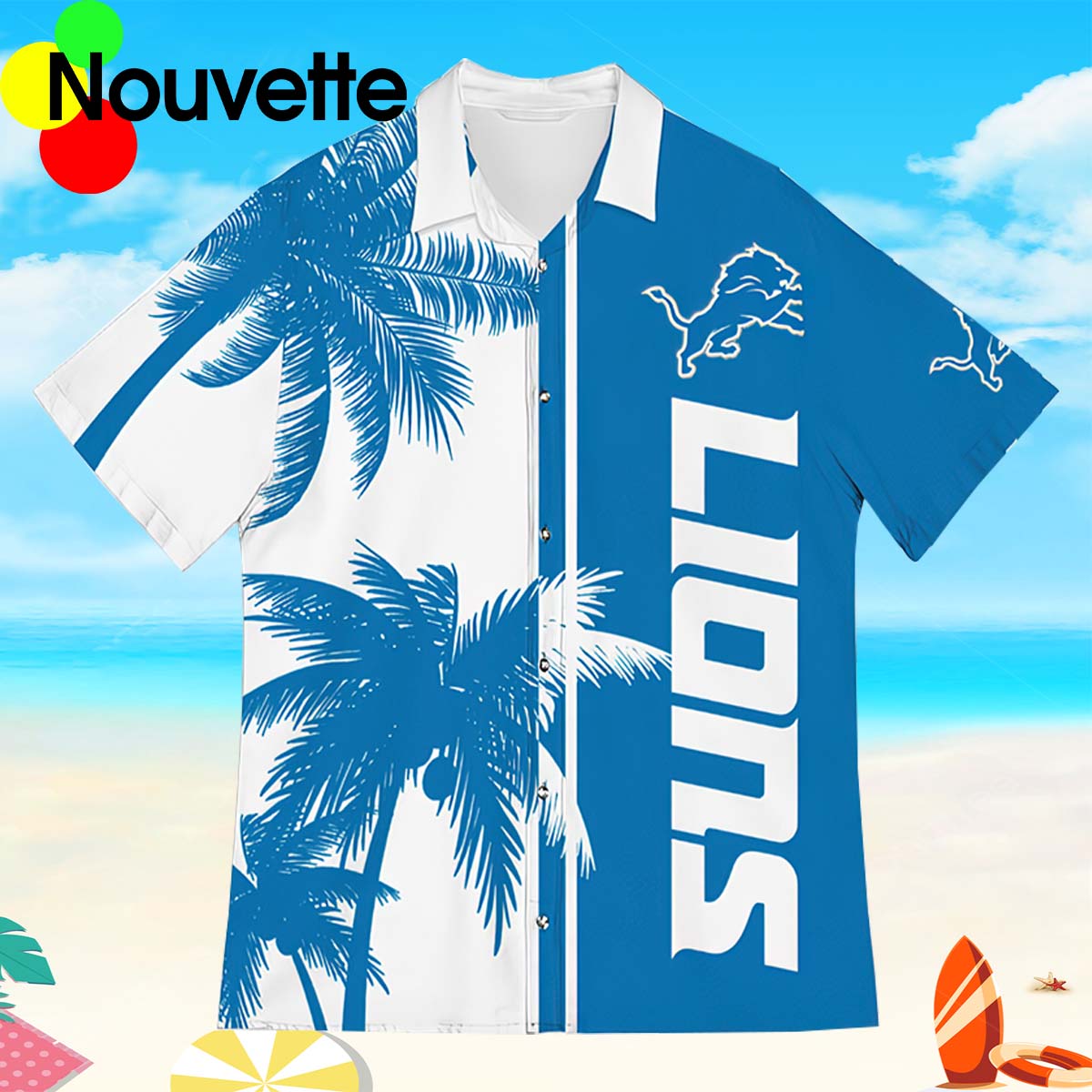 Detroit Lions Hawaiian Shirt Detroit Lions Hawaiian Shirt