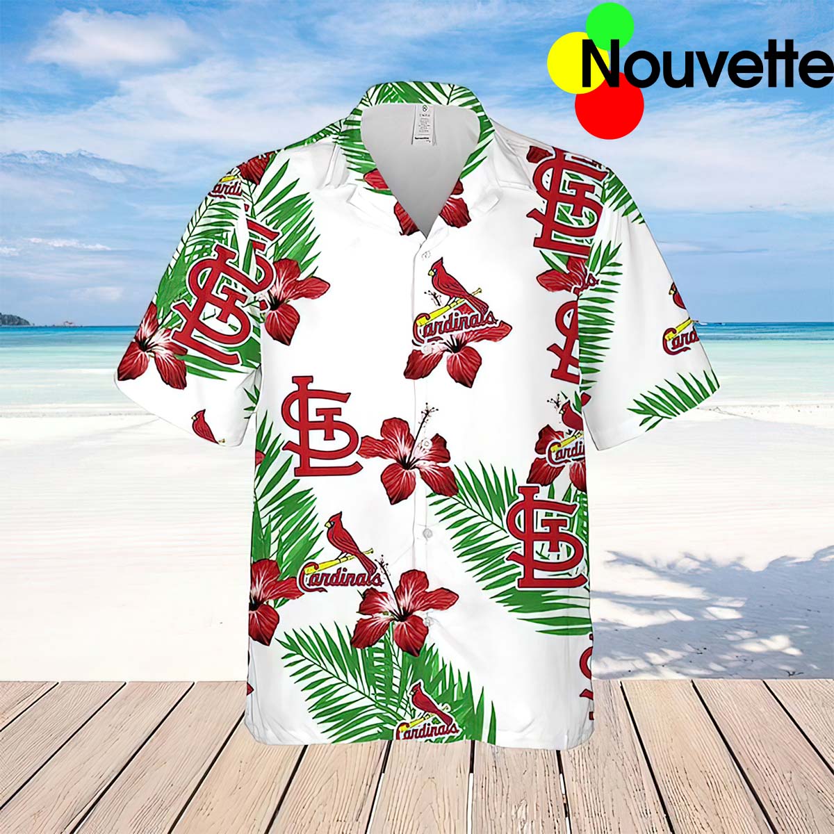 St. Louis Cardinals Flower Hawaiian Shirt