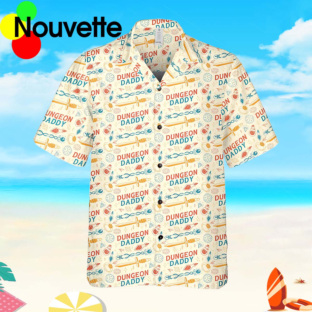 Dungeon Daddy Hawaiian Shirt Dungeon Daddy Hawaiian Shirt