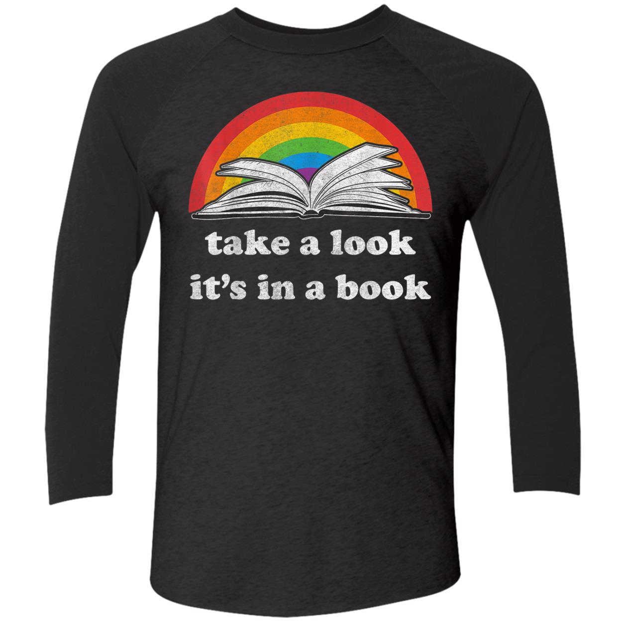 Take A Look It’S In A Book Lgbt Shirt Take A Look It’S In A Book Lgbt Shirt
