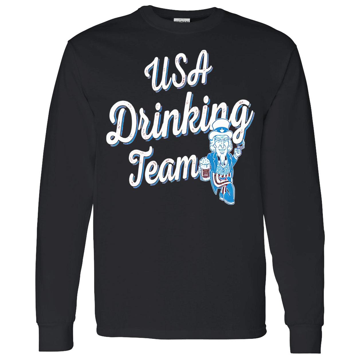 Uncle Sam Usa Drinking Team 4Th Of July Shirt Uncle Sam Usa Drinking Team 4Th Of July Shirt