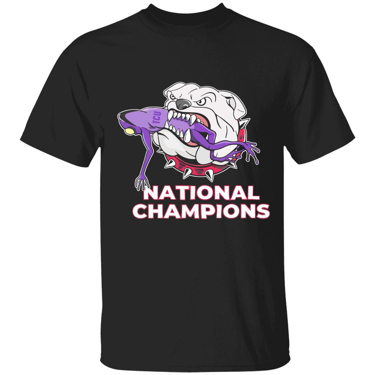 Georgia Dogs Bite Frog National Champions Shirt