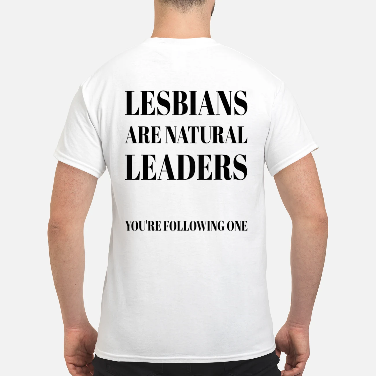 Lesbians Are Natural Leaders You’Re Following One Back Aop Shirt Lesbians Are Natural Leaders You’Re Following One Back Aop Shirt