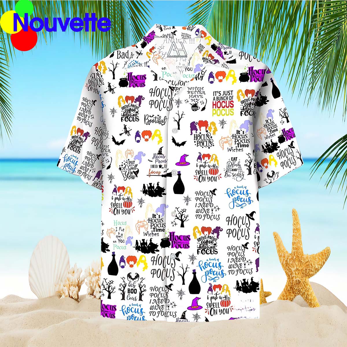 Hocus Pocus Witches Halloween Hawaiian Shirt Hocus Pocus Witches Halloween Hawaiian Shirt