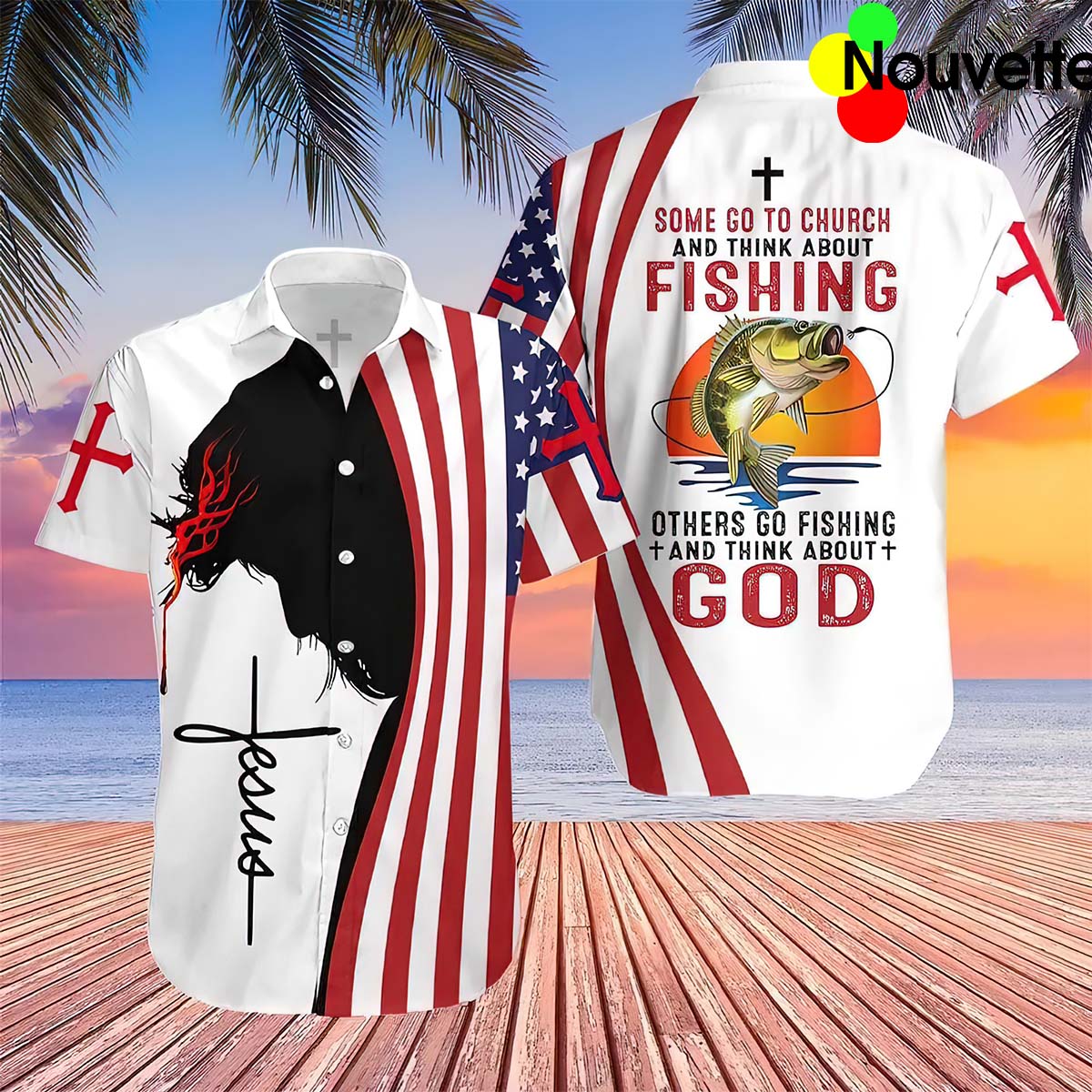 Fishing God Hawaiian Shirt Fishing God Hawaiian Shirt