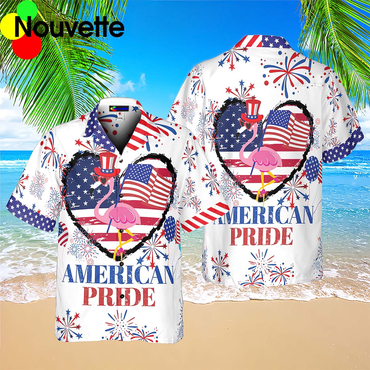 Flamingo American Pride 4Th Of July Hawaiian Shirt Flamingo American Pride 4Th Of July Hawaiian Shirt