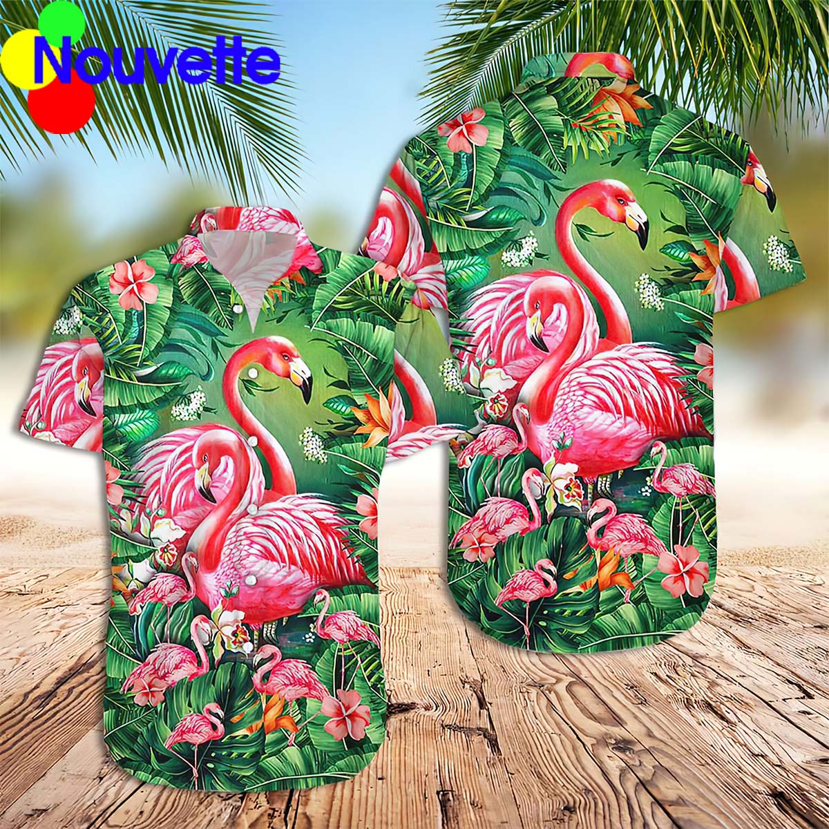 Flamingo Tropical Hawaiian Shirt Flamingo Tropical Hawaiian Shirt