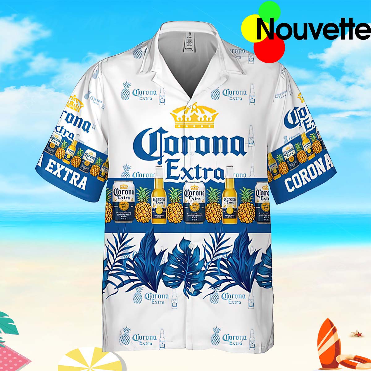 Corona Extra Pineapple Hawaiian Shirt