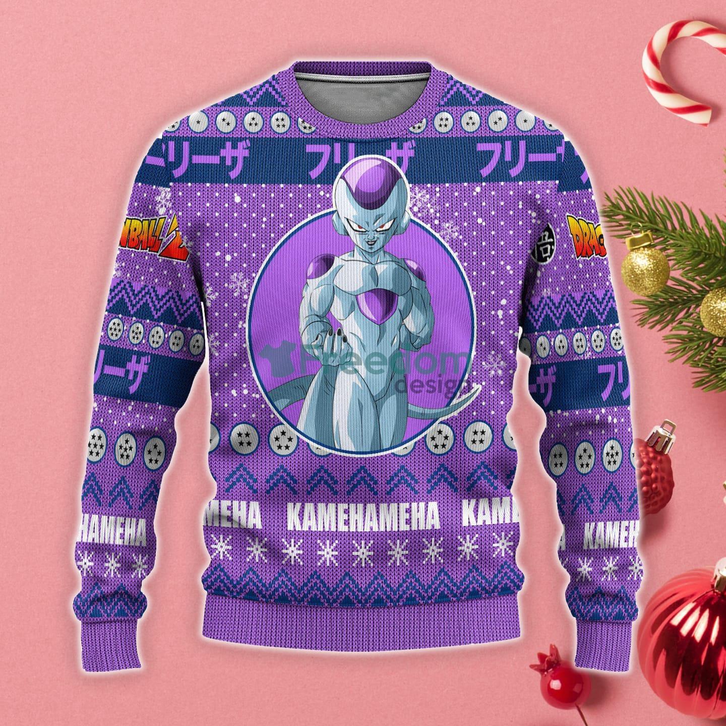 Frieza Kamehameha Ugly Christmas Sweater Frieza Kamehameha Ugly Christmas Sweater
