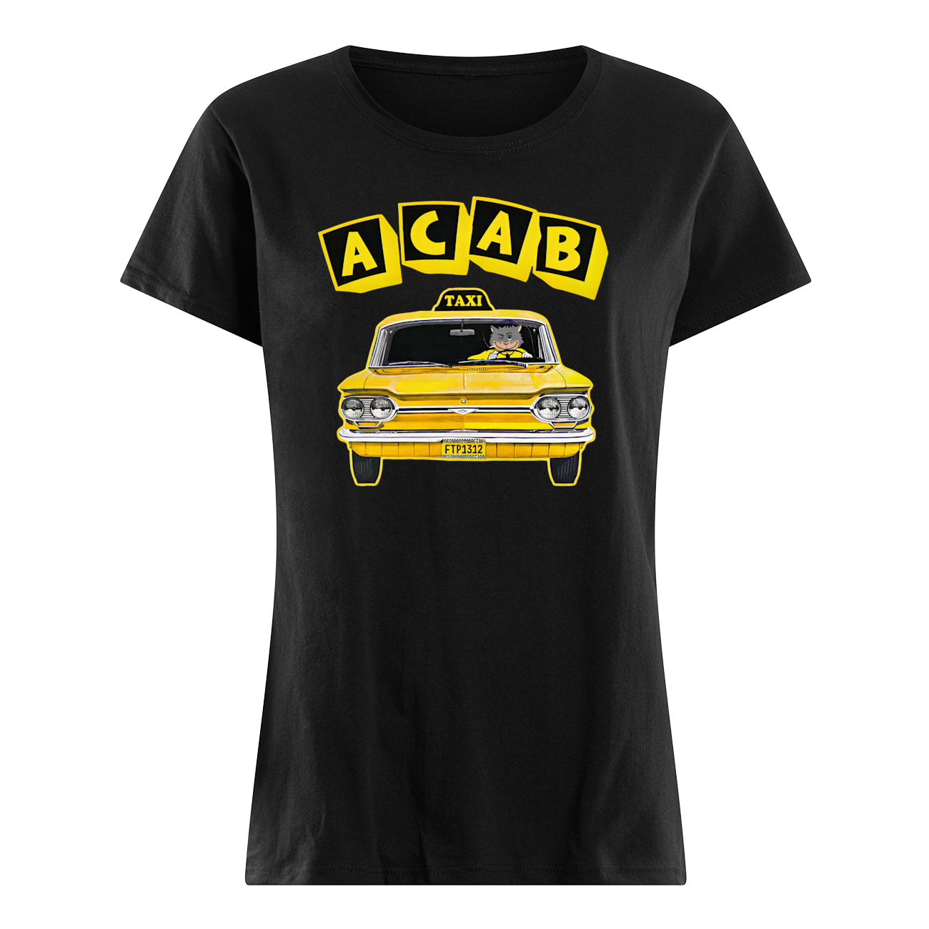 Acab Taxi Shirt Acab Taxi Shirt