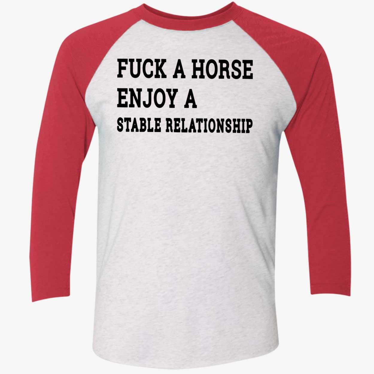 F*Ck A Horse Enjoy A Stable Relationship Shirt F*Ck A Horse Enjoy A Stable Relationship Shirt