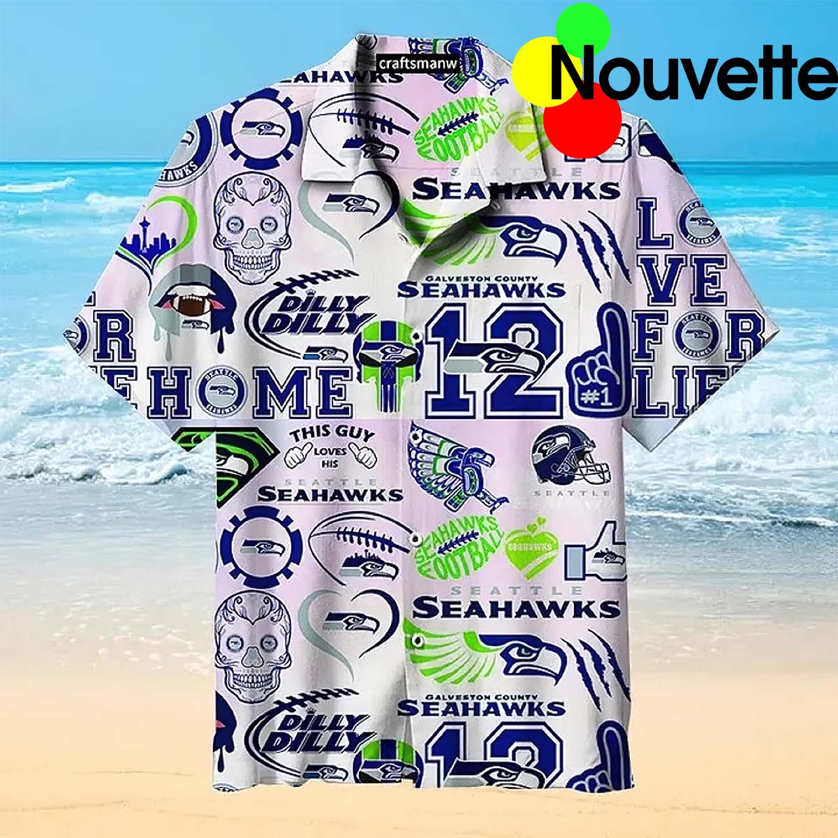 Seahawks Hawaiian Shirt Seahawks Hawaiian Shirt